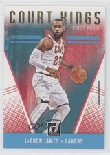 2018-19 Panini Donruss Court Kings Press Proof LeBron James #19 ni4
