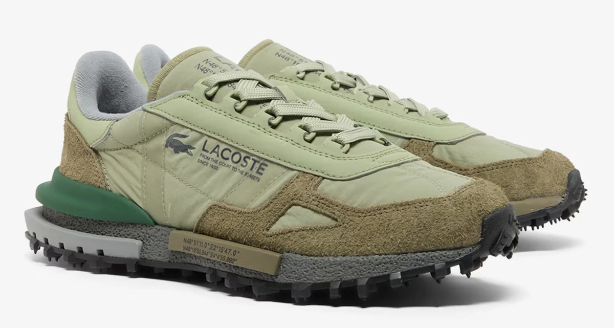 LACOSTEスニーカー Lacoste Elite Active 225 4 SMA (750SMA0078-APP) LT. KHAKI / GREY