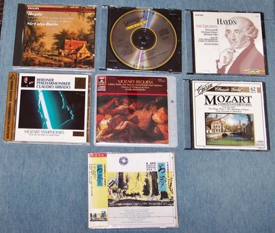 Classical 6 CD Lot: Mozart & Haydn by Barenboim, Abbado, Colin Davis, R. Bader