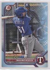 2022 Bowman Prospects Sky Blue Border 396/499 Maximo Acosta #BP-113 0i1b