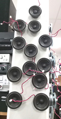 Lot of 12, 2.5'' Full Range Speakers for projects make small mini amps