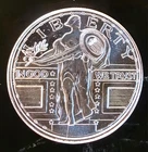 Standing Liberty Quarter Design Rare Vtg Round  Bullion-0.999 Silver 1 Oz Coin