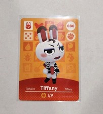 Tiffany  030 Animal Crossing Amiibo Card AUTHENTIC Series 1