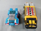 Godaikin GOGGLE V TANK & DUMPTRUCK DX GB-70 8" Diecast Bandai Vintage 1984 Japan