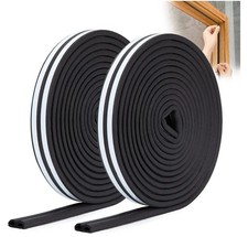12M Self-Adhesive Draught Excluder Weather Seal Strip for Doors Windows