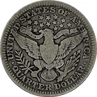 1901 Barber Silver Quarter in a SAFLIP® - Fine- (VG+)