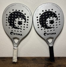  2 Optima Flex Carbon Pickleball Platform Tennis Paddle Rackets