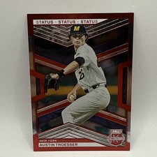Austin Troesser 2023 Panini Elite Extra Edition #37 Status Insert Red /199 Mets