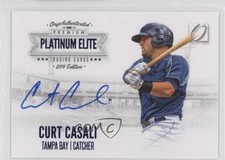 2014 Onyx Platinum Elite Blue Auto 162/200 Curt Casali #PE-CC Auto 2o2