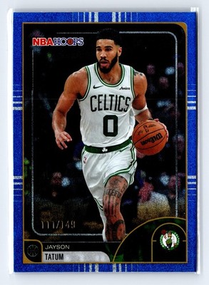 NBA 2025-26 Topps Jayson Tatum (Pixel Burst Blue) #228 Celtics /149