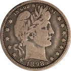 1898-O Barber Quarter