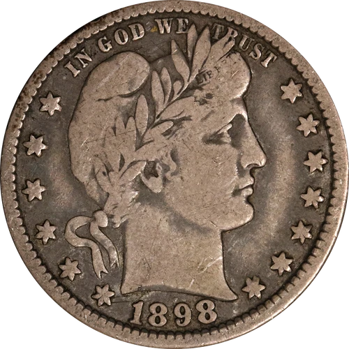 1898-O Barber Quarter