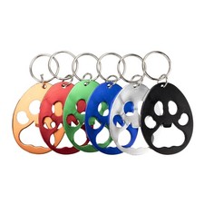 Swatom Dog Paw Keychain Bottle Opener Beer Tool, Key Tag Chain