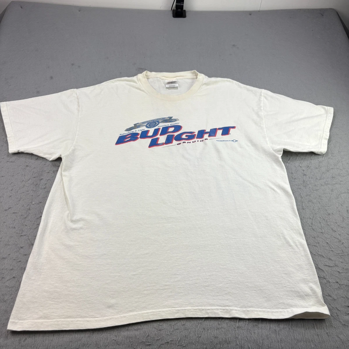 Bud Light ホワイト Tシャツ xlサイズ bud-light-chest-stripe-t-