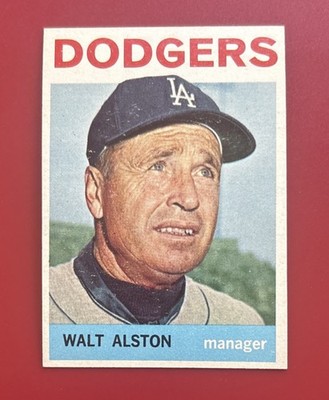 1964 Topps Walt Alston #101 Los Angeles Dodgers HOF NM  