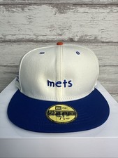 New Era 59FIFTY Micah Johnson New York Mets Off White 14724796 7 1/8