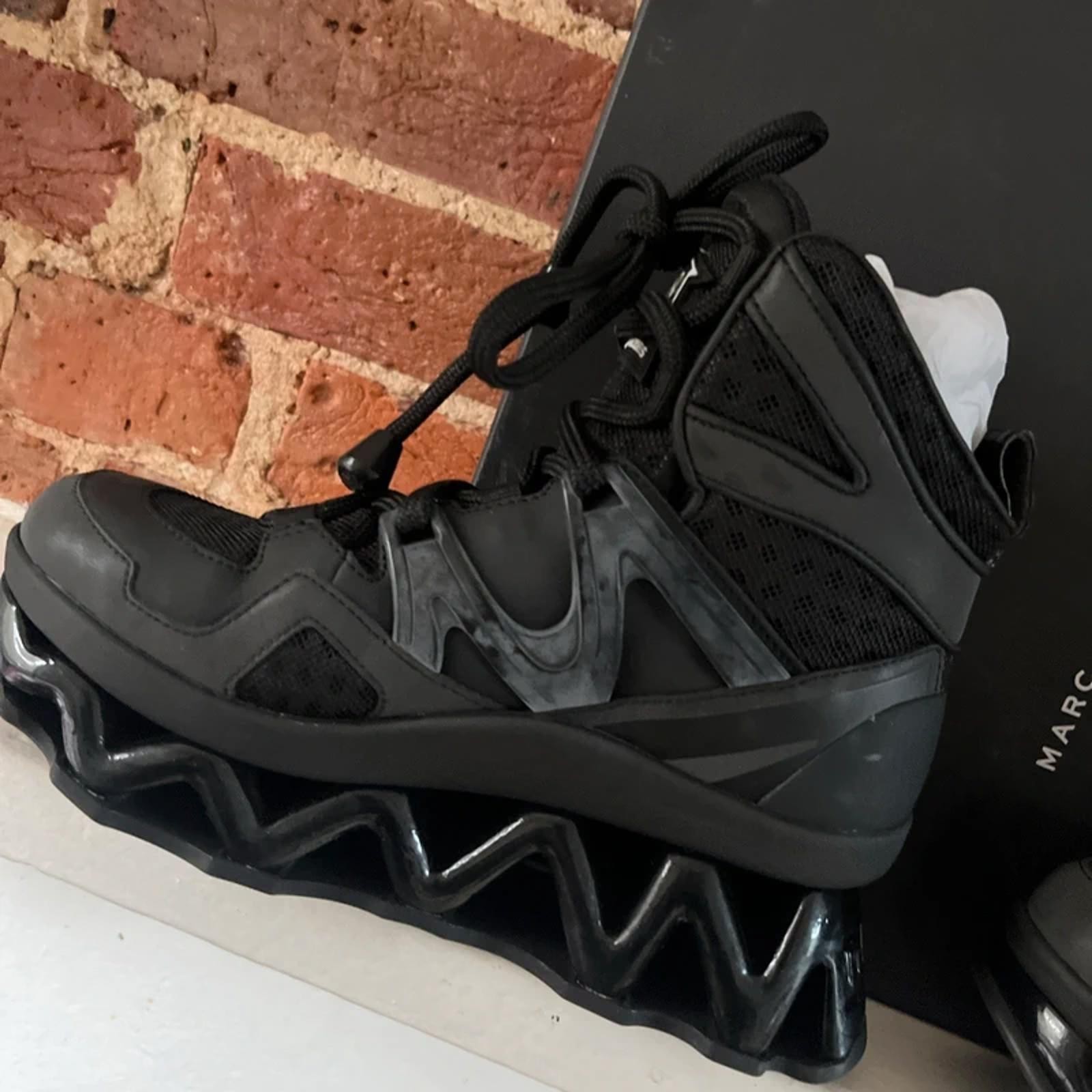 Marc By Marc Jacobs Ninja Wave Black Platform Trainers | US 5/EU 35 image 2