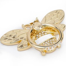 Allengel Bee Phone Ring Holder Finger Kickstand with gold white clear