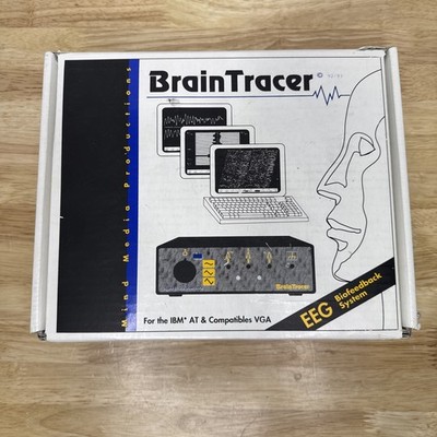 Mind Media Productions BrainTracer II EEG Biofeedback System - Untested, Vintage