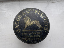British Empire Exhibition Wembley 1924 Original Jacob Biscuit Tin