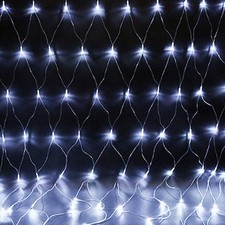 LED Net Fairy Christmas Main String Light Mesh Curtain Garden Outdoor Party XMAS