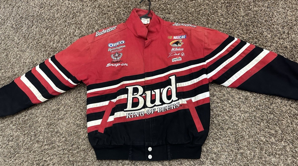 DaleEarnhardt Jr. NASCARレーシングジャケットヴィンテージ Vintage Dale Earnhardt Jr. Budweiser “Bud” Nascar Racing Jacket