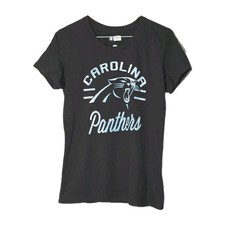 NFL Carolina panthers WOMENS apparel Black Shirt Womens Size Medium