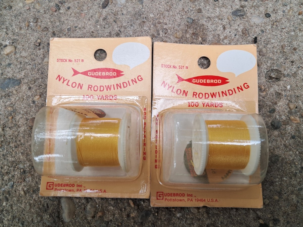 Gudebrod Rod Wrapping Thread Lot Of D209