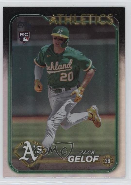 2024 Topps Series 1 Rainbow Foil Zack Gelof #166 17xo