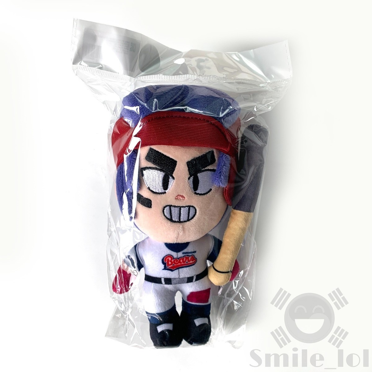 KBO Korean Baseball Doosan Bears x Brawl Stars Collab Plush Doll