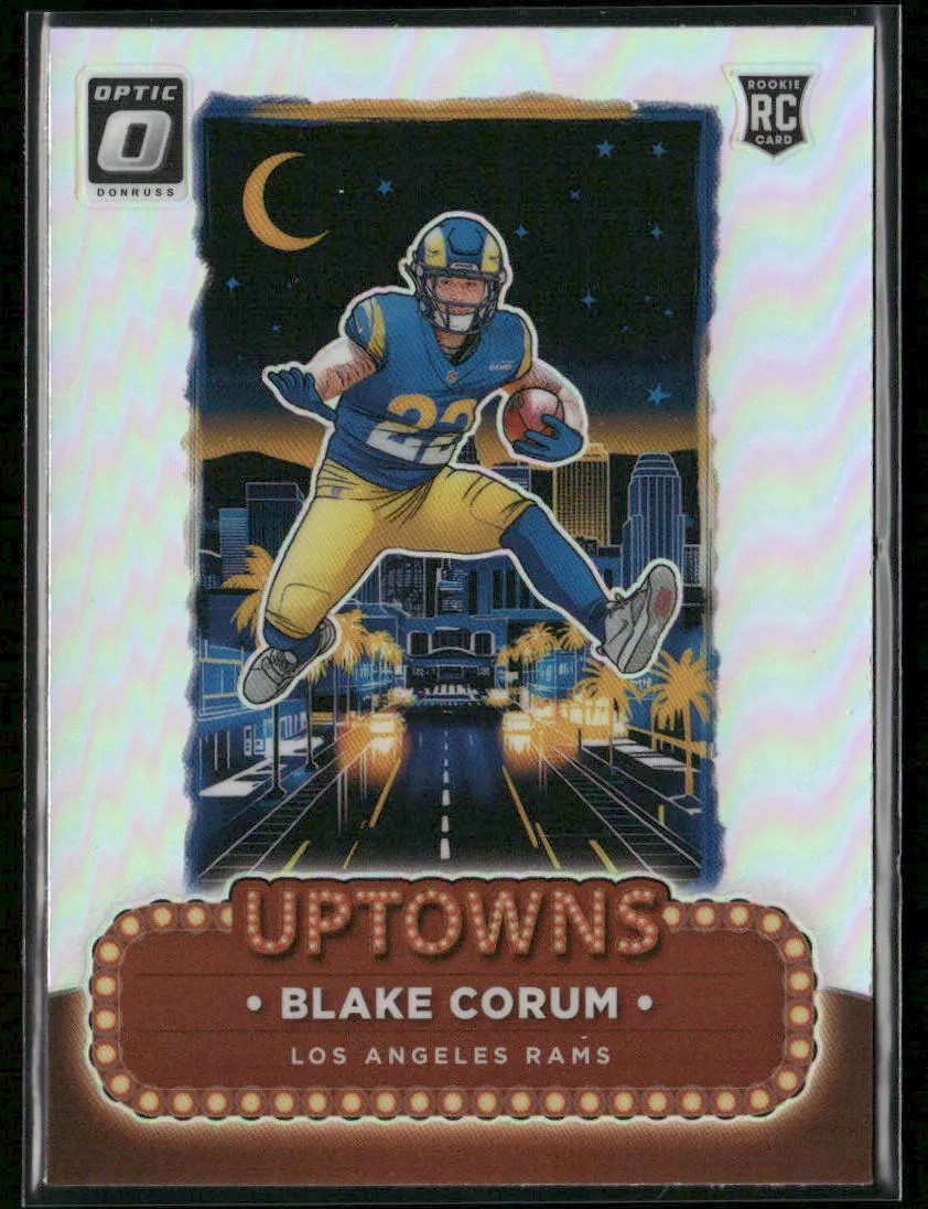 2024 Panini Donruss Optic Football Blake Corum #14 Uptowns SSP RC Rookie