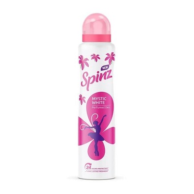 SpinZ Mystic White Perfumed Deo For Women, With Fresh Lily Aerosol 200ml