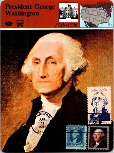 Dr Jim Stamps Maximum Card George Washington 22C 5C 20C Combo Fdc