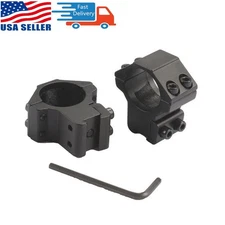 1 Pair 1'' Scope Rings 3/8' Dovetail Low Profile .22 caliber Riflescope rings