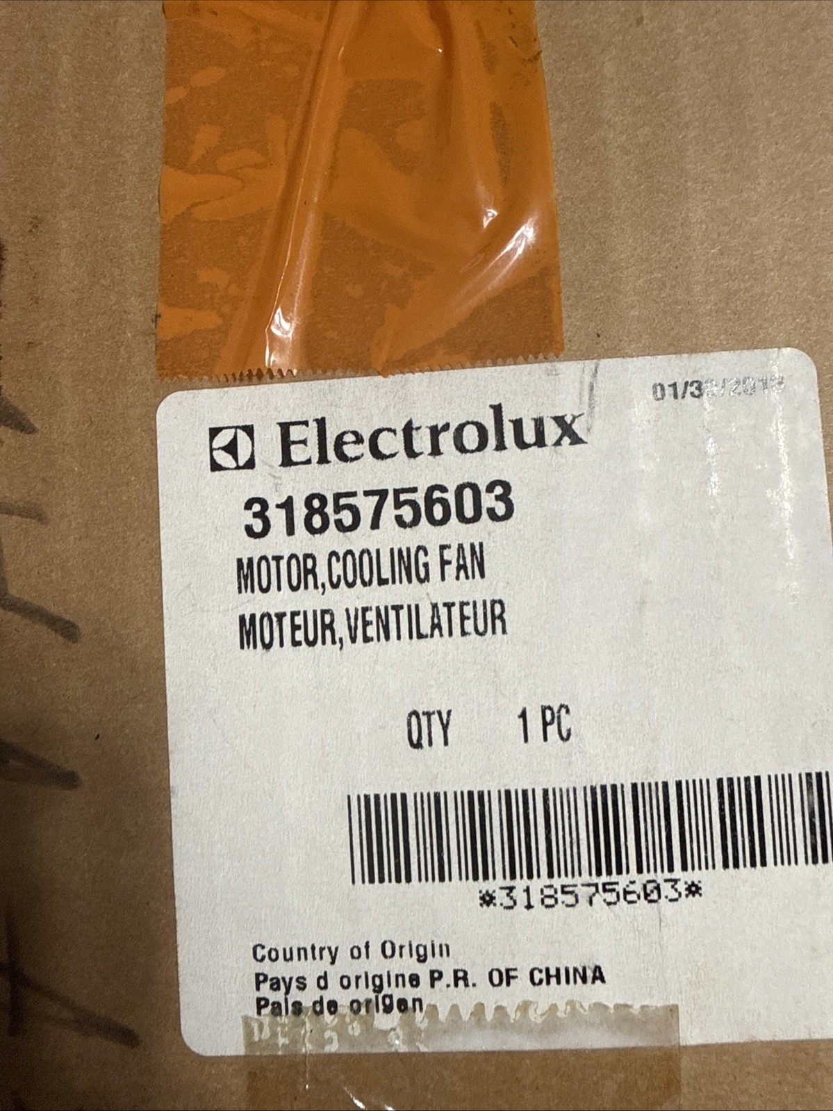 OEM Frigidaire 318575603 Wall Oven Cooling Fan Motor 1794228 AH3409398 EA3409...