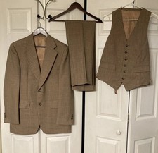 Vintage Botany 500 3-piece Set Suit Miller  s Men