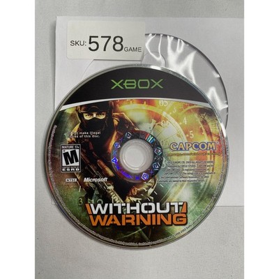 Without Warning Microsoft Xbox Original Game Disc Only Capcom 2005 NTSC M Rated