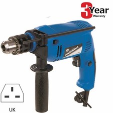 500W VARIABLE SPEED ELECTRIC HAMMER ACTION POWER DRILL - STEEL CONCRETE & WOOD