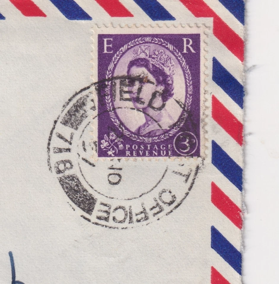 1957 3D Forces авиапочта 113 MU RAF Никосия Кипр чехол FPO 716 BFPO 53 - Изображение 2 из 3