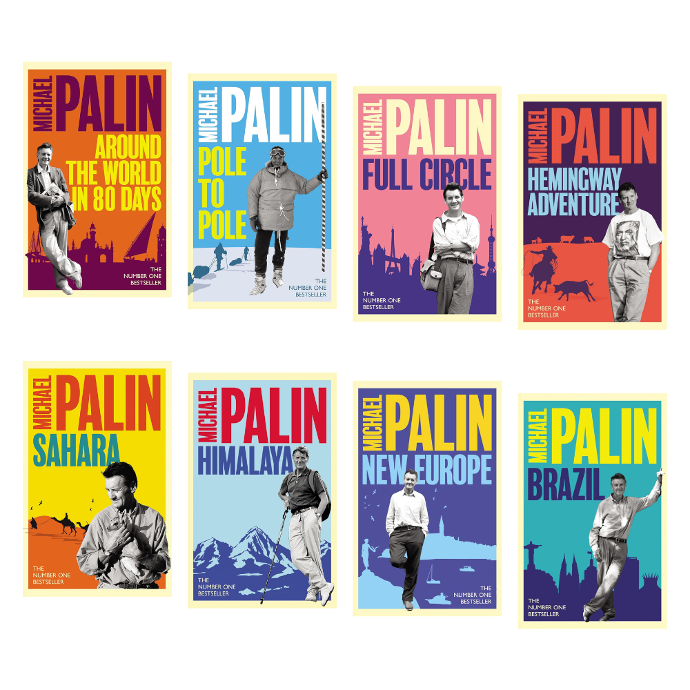 Palin's Travels 8 Book Set by Michael Palin