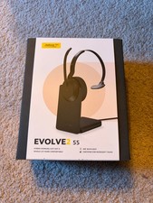 Jabra Evolve2 55 Mono Wireless Headset with Charging Stand. Two months old.
