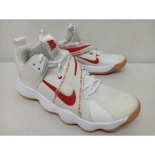 Nike React Hyperset Men's White Red Indoor Court Shoes CI2955-160 Size 9