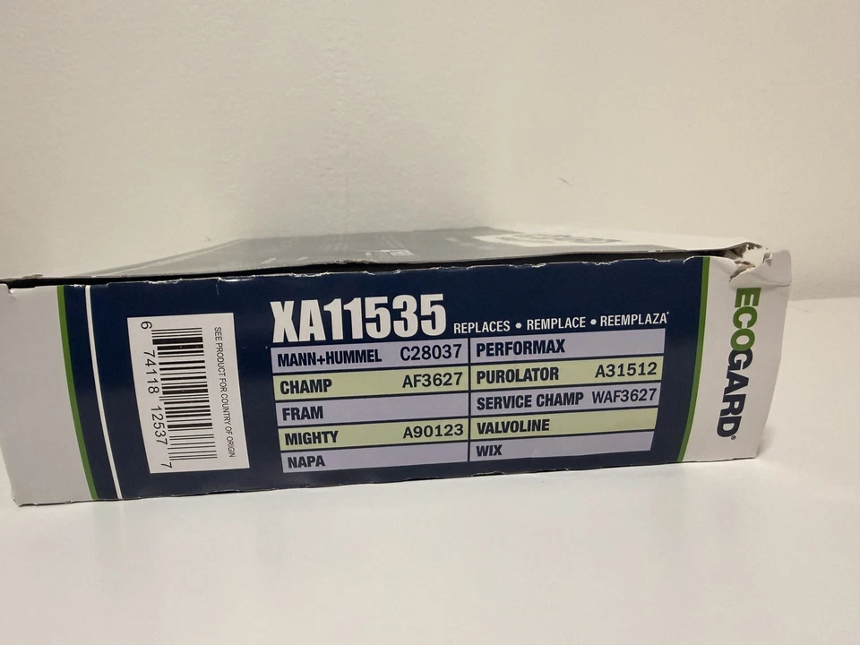 FILTRO DE AIRE MOTOR ECOGARD® XA11535 Se adapta a BMW X3 Foto 3 de 4