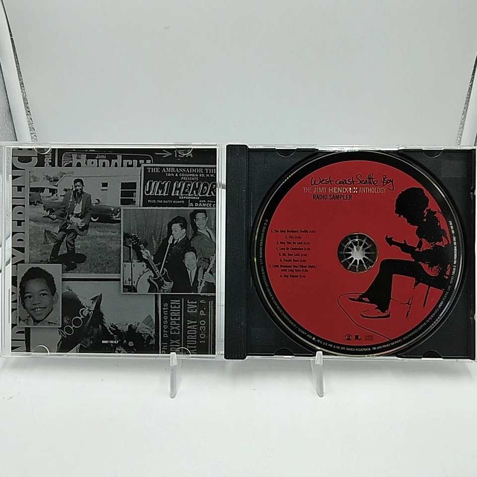 WEST COAST SEATTLE BOY JIMI HENDRIX ANTHOLOGY Radio Sampler Cd - Image 3 of 4