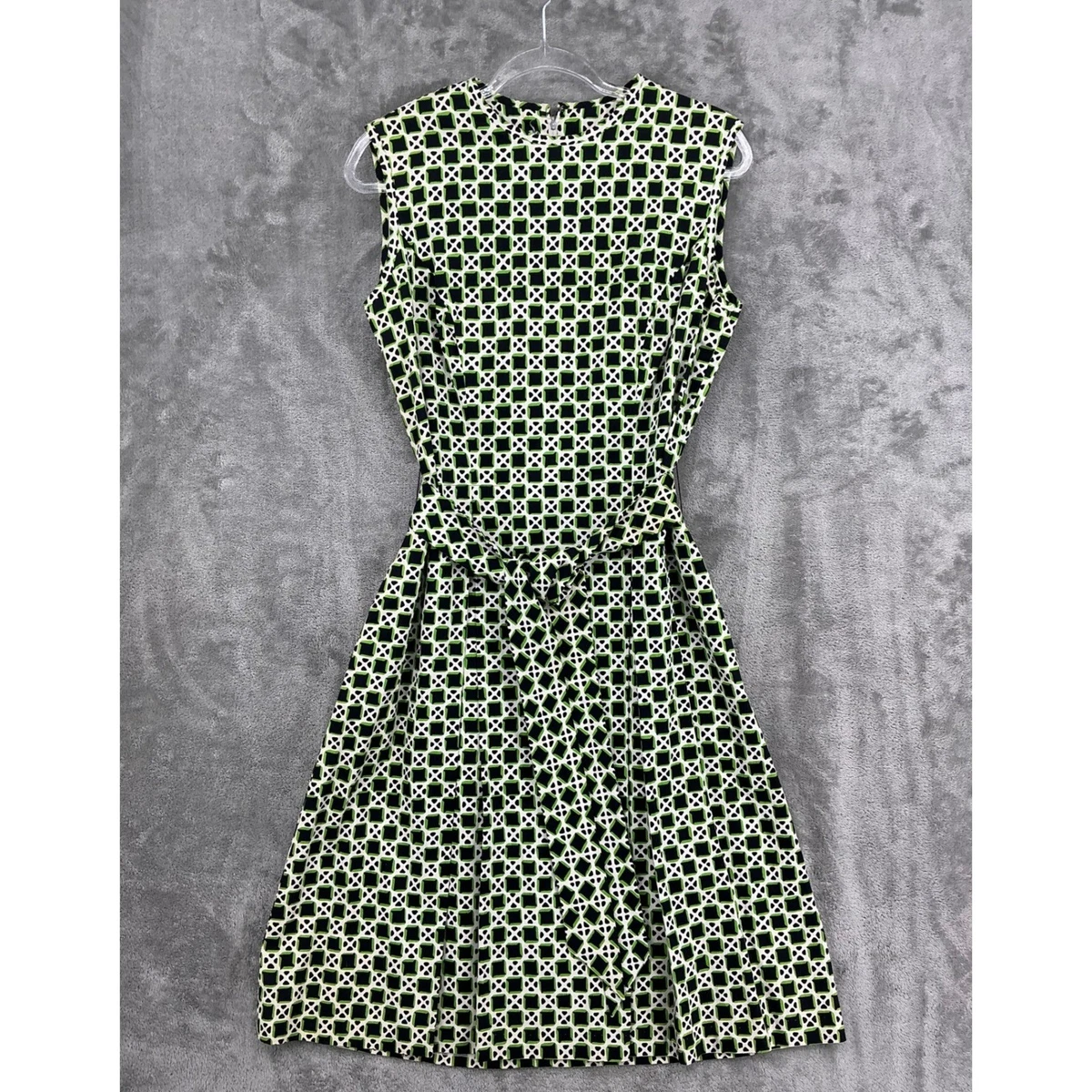 dress pants pockets flare out 60s Grey Double Breasted Fit & Flare Dress main image 1