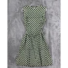 True Vintage McMullen Dress Womens Large 60s 70s Mod Era Belted Midi Kelly Green