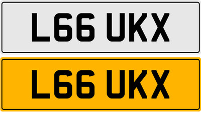 L66 UKX LUKA LUKE LUK PRIVATE NUMBER PLATE UK CHERISHED REG DOUBLE 6