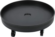 KUAFU 500 lbs Drum Dolly for 55 Gallon Round Container, Heavy Duty Plastic Drum