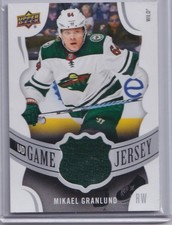 2018-19 UD Series 1 Game Jersey Mikael Granlund Minnesota Wild #GJ-MG