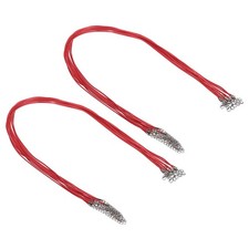 20Pcs 24" Waxed Necklace Cord 1.5mm Bracelet String Burgundy